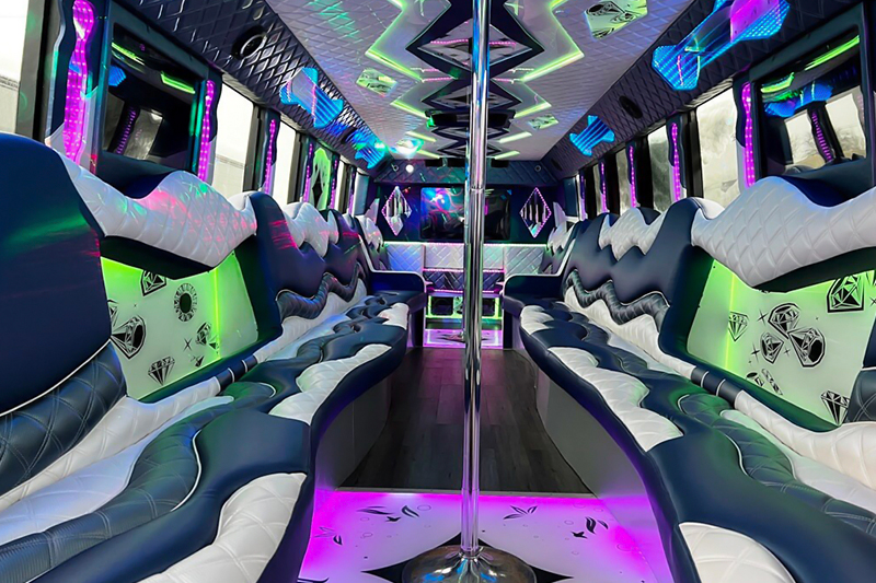 party bus interior