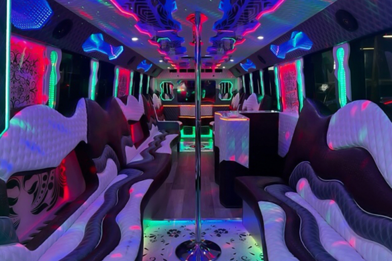 party bus interior