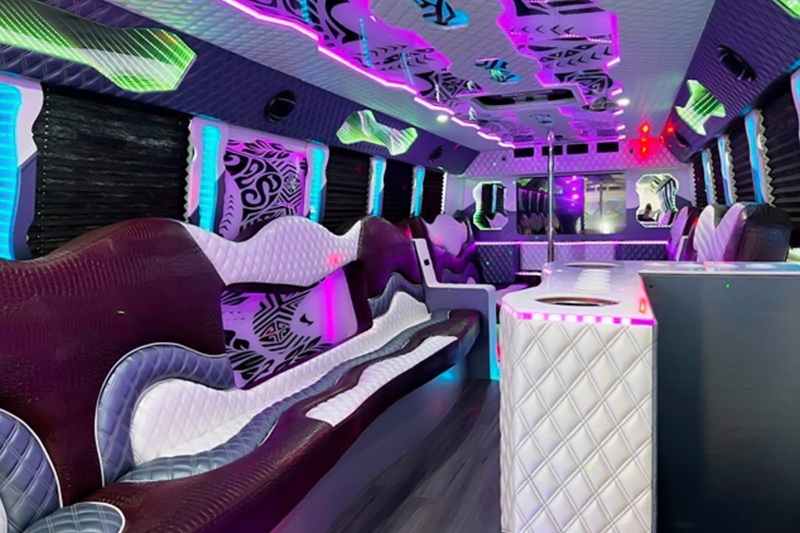 party bus interior