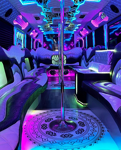 party bus interior